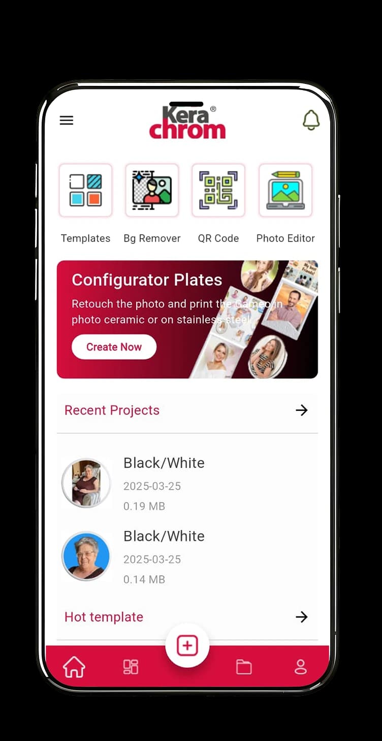 home screen mobile app