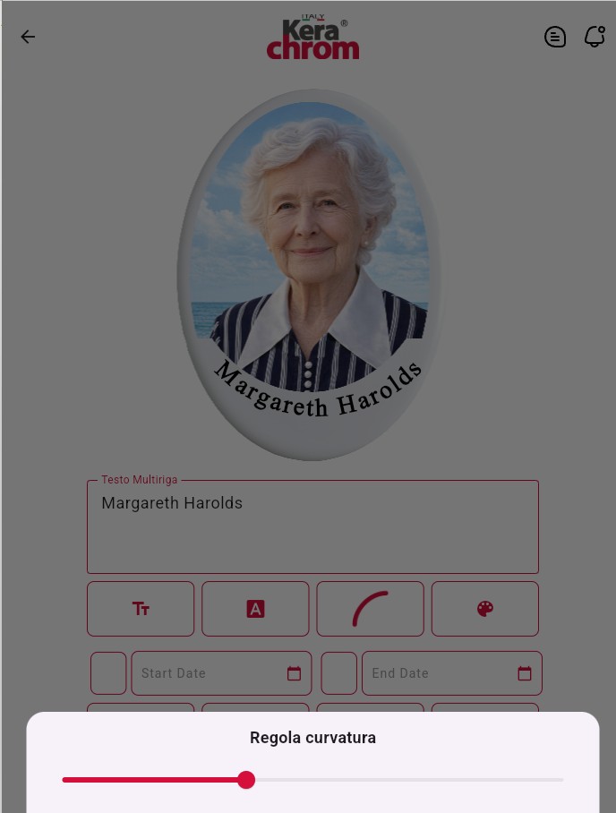 Prodotto finito personalizzato